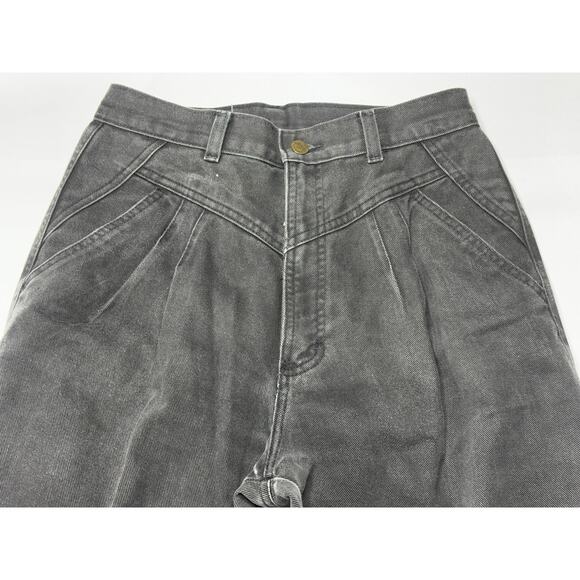 Vintage Rockies Women’s Western High Rise Gray Denim Jeans - Size Meas 27x36 - Picture 3 of 5